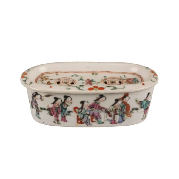 Antique Chinese porcelain Cricet Cage,19thC