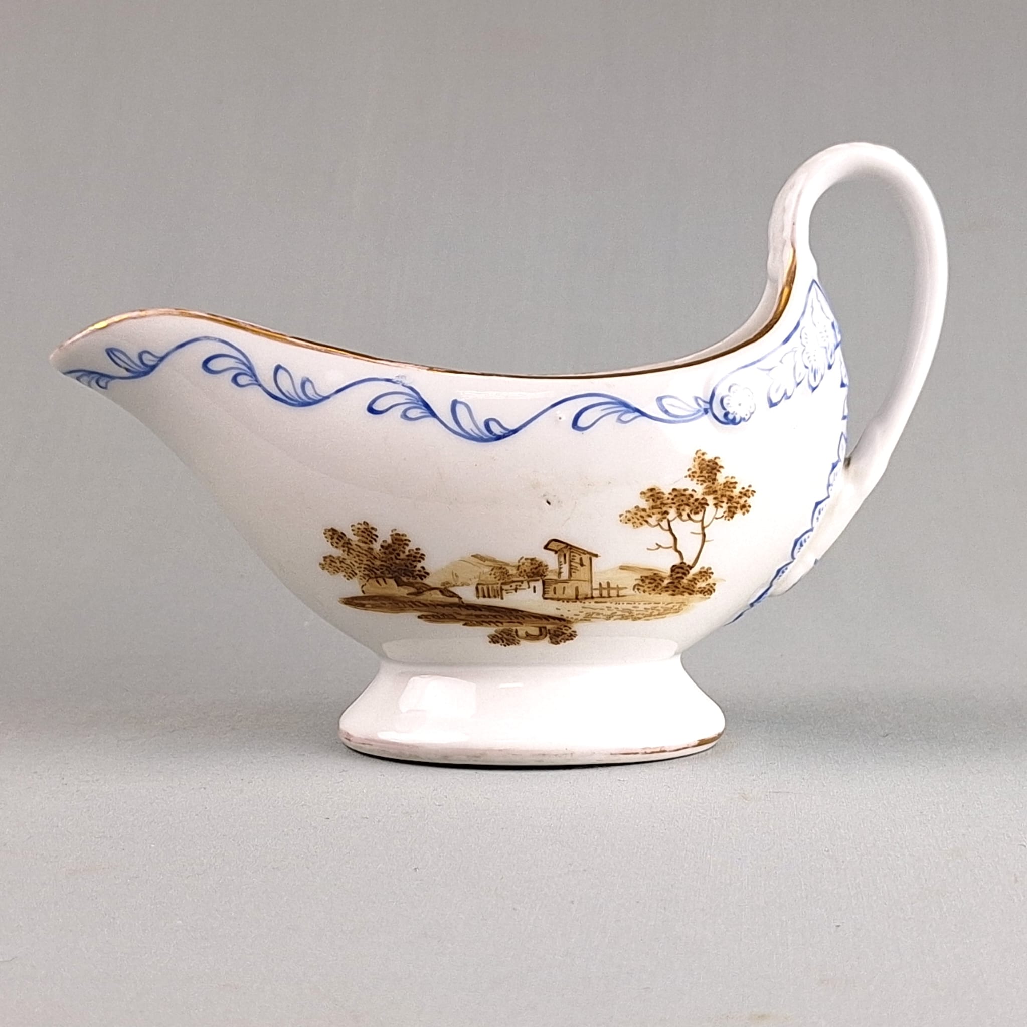 Antique Russian Popov factory porcelain creamer,early 19thC - Image 3