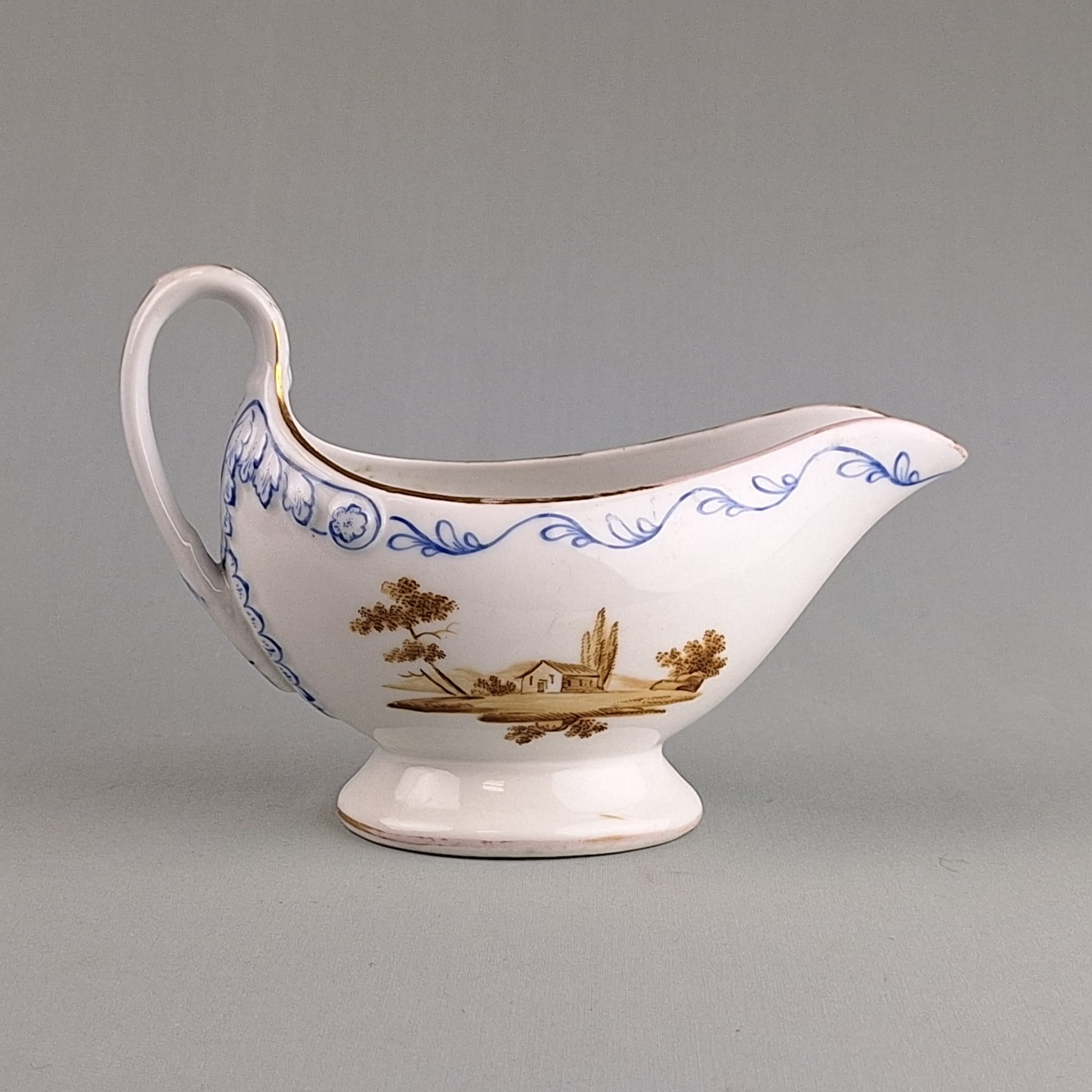Antique Russian Popov factory porcelain creamer,early 19thC - Image 4