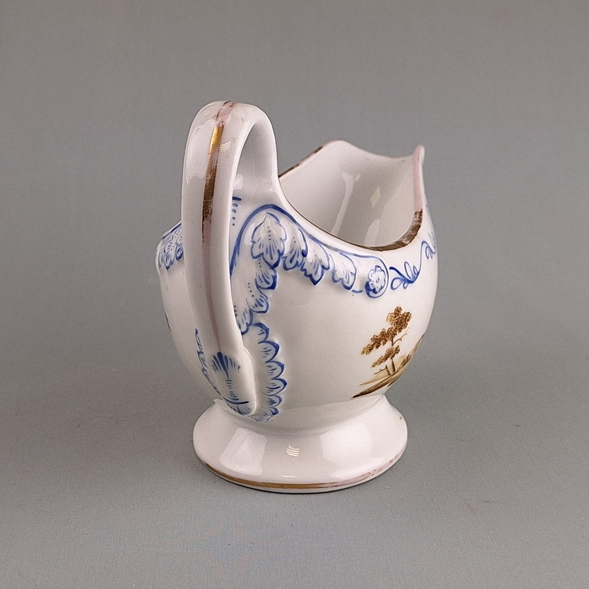 Antique Russian Popov factory porcelain creamer,early 19thC - Image 5