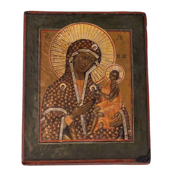 Ancient Russian icon of our Lady of Arabia,late 18thC