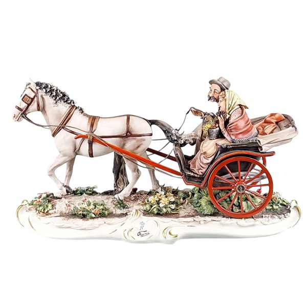 Vintage Italian Capodimonte porcelain figure
